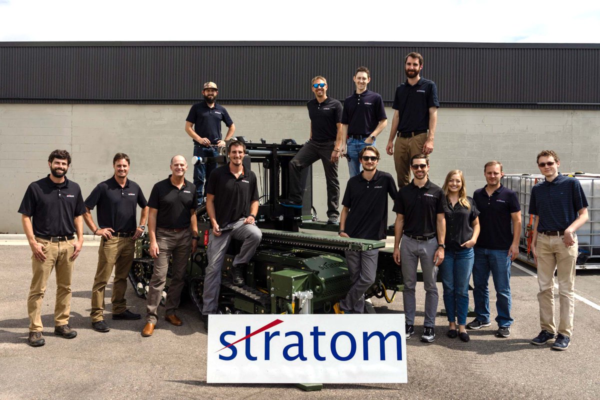 StratomInc's tweet image. Congratulations to the entire Stratom team, our ATLAS prototype demo was a great success! Learn more about our advanced autonomous pallet loader platform in today's announcement. tinyurl.com/4eh7fc87
#ATLAS #Autonomous #RoboticSystems #CargoMovement