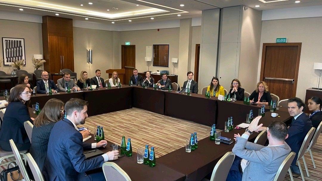 MadinaKatter's tweet photo. Spontaneous check in at Warsaw Security Forum @WarsawForum https://t.co/O9KQm0DsNZ