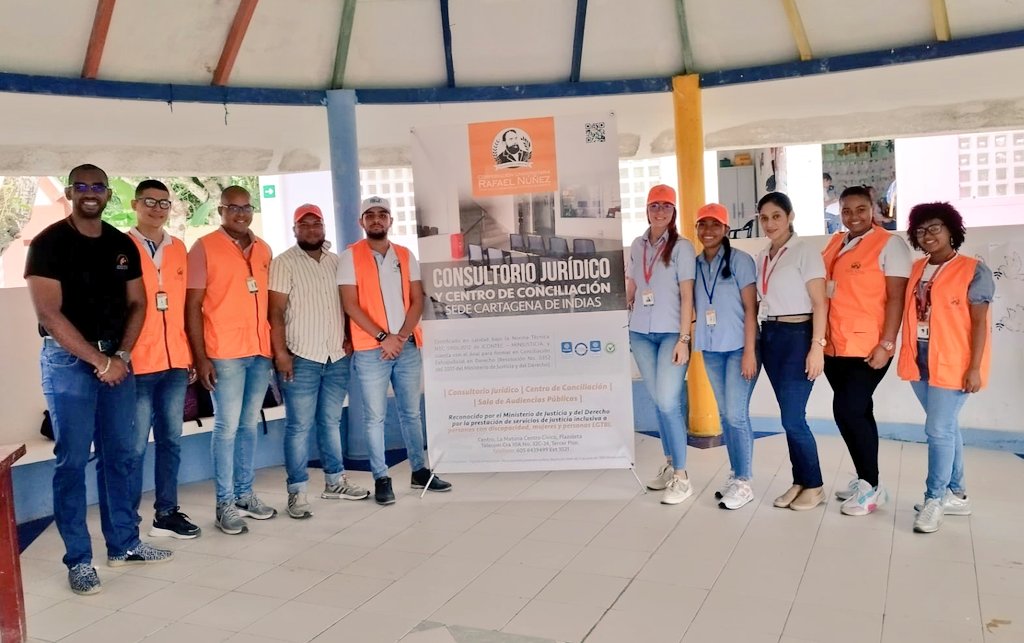CURNHumanidades's tweet photo. Hoy, nos trasladamos con una Brigada Jurídica al Corregimiento de Membrillal, Distrito de Cartagena, en el marco del Proyecto Social "Liderazgo Comunitario" del Prog de Derecho @uninunez, en asocio con el Consultorio Juridico y Centro de Conciliación. https://t.co/nN0SBtHfQa