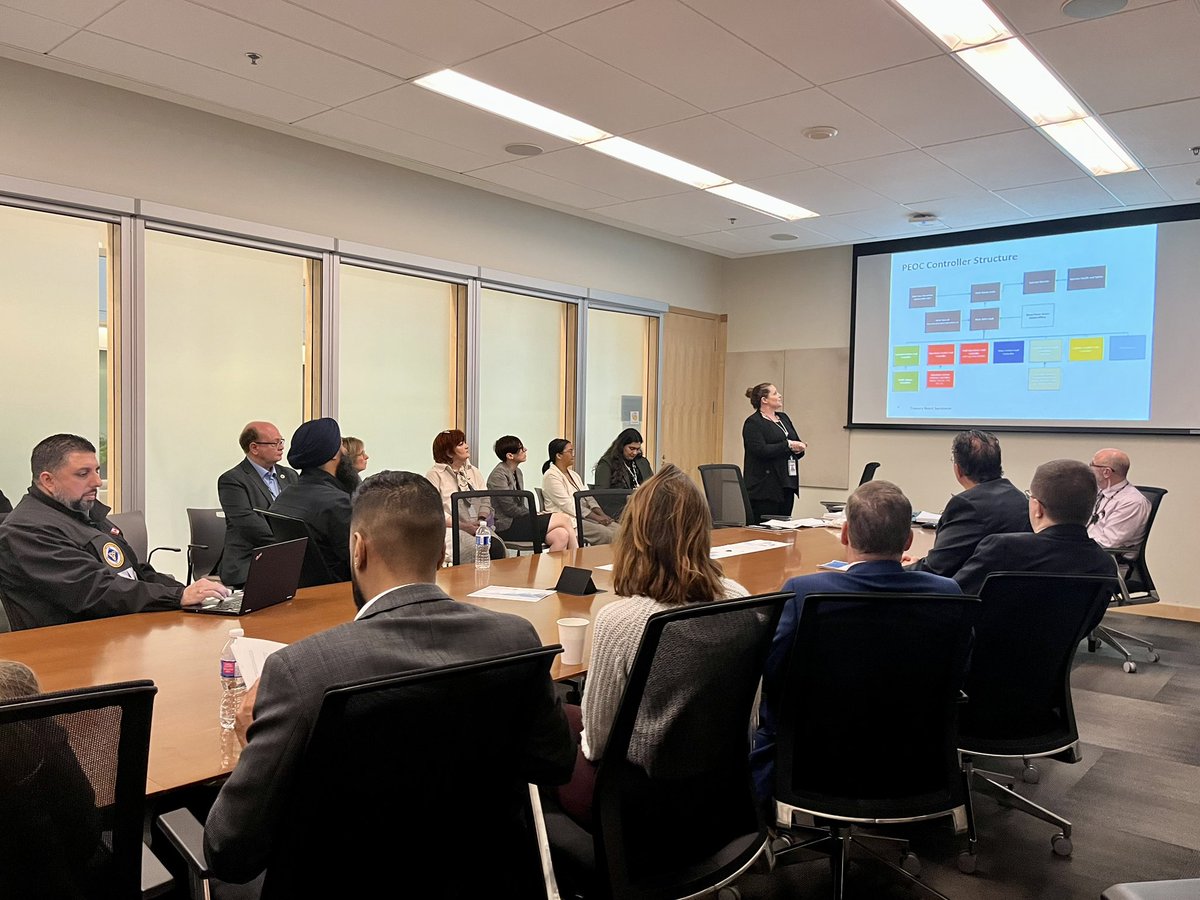 PrabSarkaria's tweet photo. Safety starts with having a plan &amp; being prepared!

Informative nuclear emergency drill today with @Bruce_Power and Ontario’s Provincial Emergency Operations Centre.

#ExerciseHuronEndeavour is strengthening our response capabilities so that Ontario remains safe &amp; secure. #onpoli https://t.co/o6Af9SU6DO