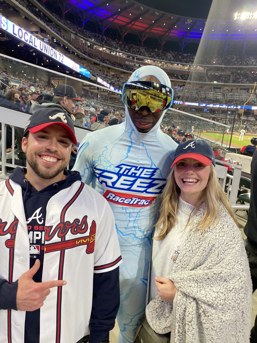 b_brooks7's tweet photo. @Braves Got to race the Freeze 🥶 opening weekend! #BravesTwitterTakeover https://t.co/R2f3P5AVHG