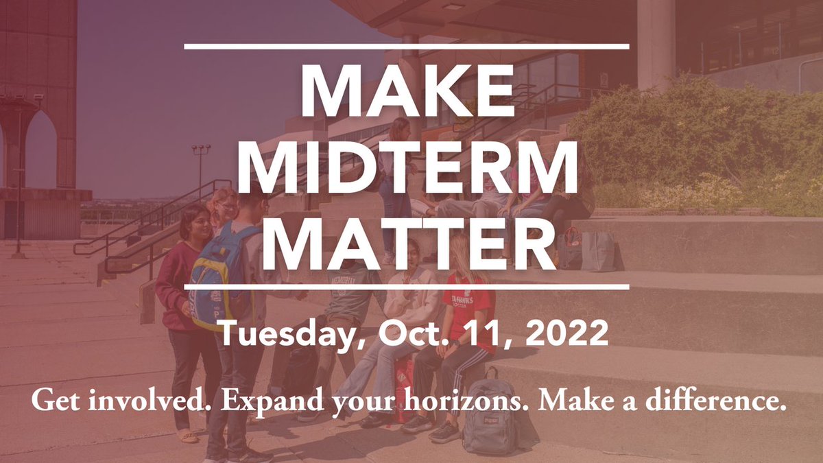 MUN_Students's tweet photo. π’ Hey @MemorialU, do you want to #MakeMidtermMatter? Join us on Oct. 11 for a fun-filled day of volunteering, making friends, and positively impacting our local community.β€οΈ Lunch and snacks will be provided! Sign up NOW: https://t.co/QEKSjcL8xe https://t.co/6KQ9rHr7lL