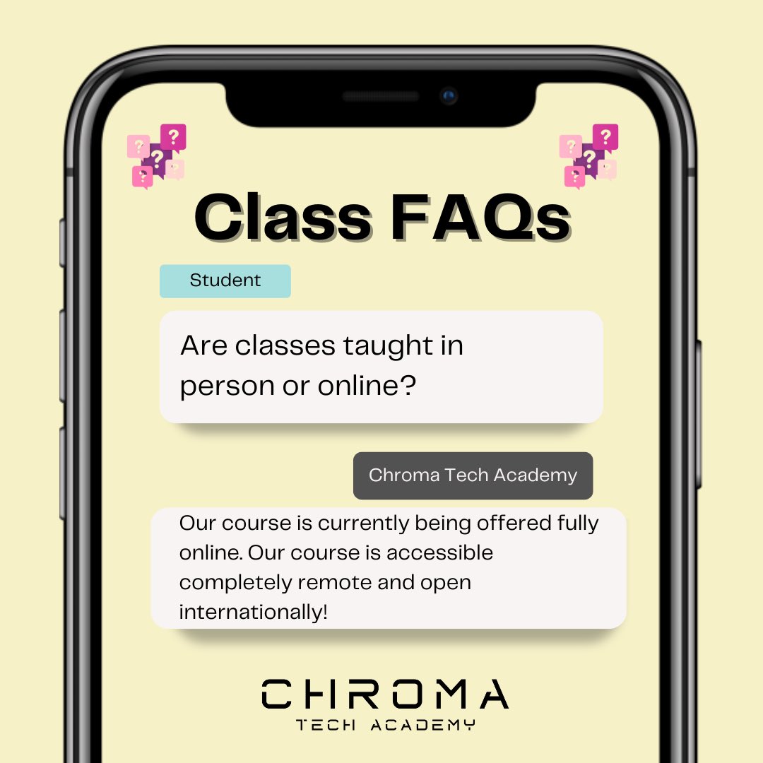 ChromaTechAcad's tweet photo. You’re welcome to learn to code from your bed or your favorite coffee shop since our course is offered completely online and remote! 🏡☕️🌎

#chromatechacademy #coding #code #codingbootcamp #QA https://t.co/5NszoA7W7D