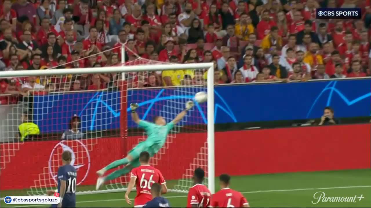 What a save from Odysseas Vlachodimos to deny Kylian Mbappe. 🧤”