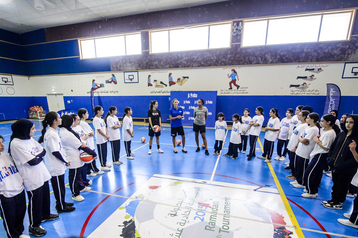 Jmg2_'s tweet photo. This is what its all about!!
So thankful for the opportunity to spread the love for this game to youth all over the world! 🤍🏀#NBAinAbuDhabi https://t.co/59jqeYWik1