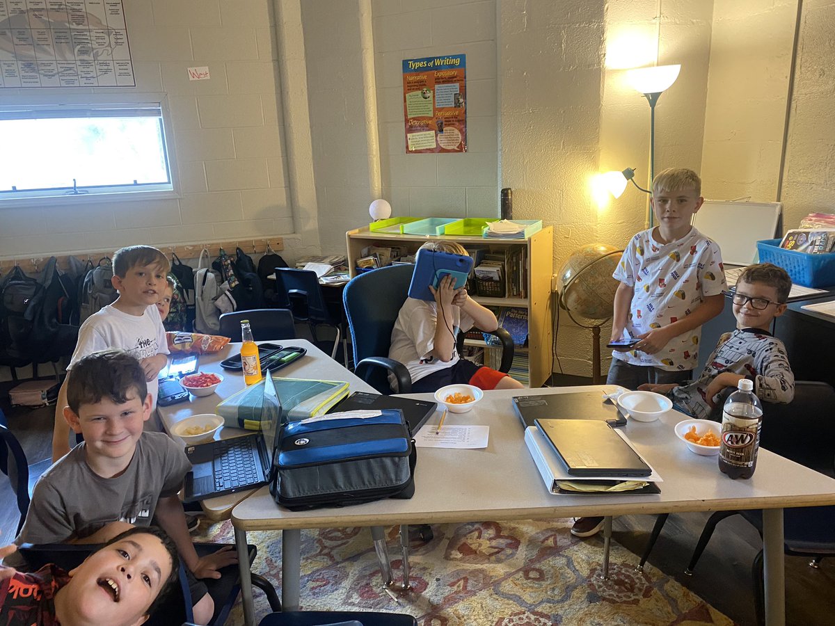 First Tiger Paw party of the year! PJs, popcorn, and electronics was the winner this time, way to go class!! #TigerLegacy
