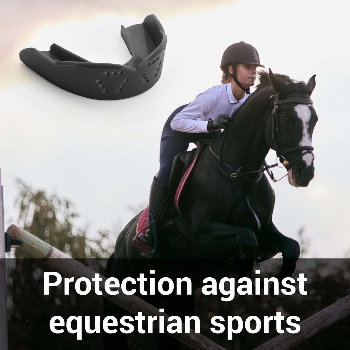 You may not have considered wearing a mouth guard while riding a horse, but jumping over obstacles or sprinting on a horse's back could result in a dental injury.

#mouthguard #horseback #horsebackriding #horsebackrider #equestrianlife