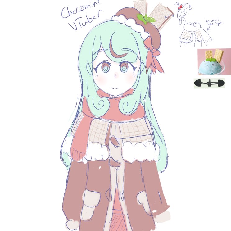 🌟I’m in the process of setting up everything!
🎨While digging around I found the earliest draft for my design, it didn’t really change much going to the final version!😄I’m curious if anyone else still has their early sketches?🤔

✧ #Vtuber ✦ #ENVtubers ✦ #VtuberUprising ✧