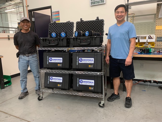 DeepSea_PL's tweet photo. We're excited to ship six of our Vertex SeaCams to Europe! The Vertex SeaCam is one of our HD cameras, featuring 10x optical zoom, 80deg field of view, and easy integration - all in a compact body capable of reaching depths of 6 km. Learn more at https://t.co/78rDUgXV8e. https://t.co/prQPxiUvhr