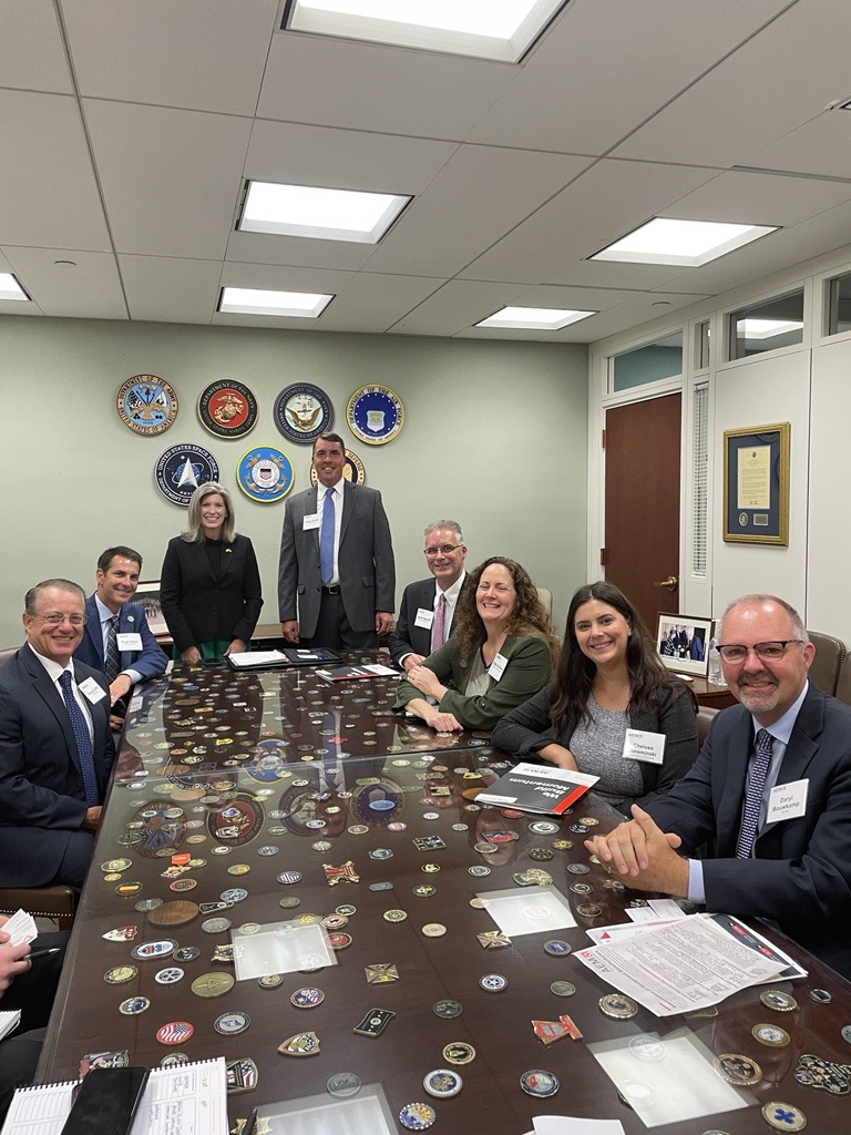AEMAdvocacy's tweet photo. Today’s precision agriculture technologies are helping crop farmers reduce their environmental impact, increase productivity & yield, & produce a better economic result - we had a great conversation about this & the benefits of precision ag w/ @SenJoniErnst during the #AEMFlyIn! https://t.co/5aeuyZ6hhh