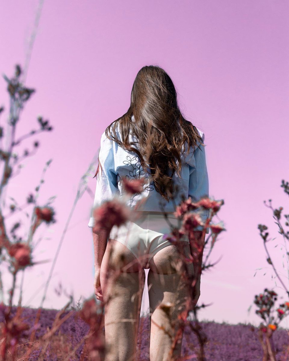 When in #Paris. 
I was attending The conscious festival with my upcycled shirts and art. 
In love with this #Pink dreams, a #sustainable fashion story campaign. 

Color inspo for next art project? 🌸

#NFT #NFTCommunity #NFTartist #eth