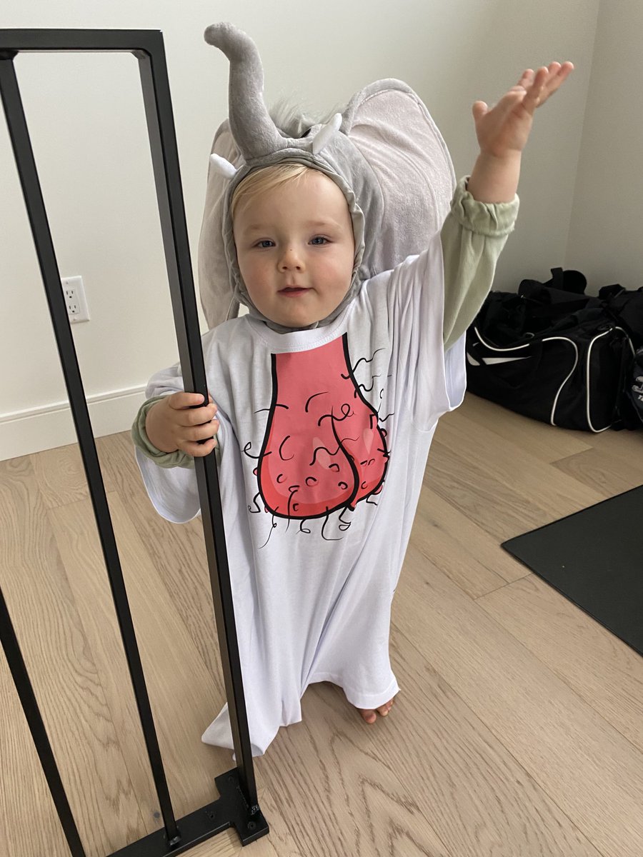 LadiSmid's tweet photo. Possibly Halloween costume of the year? #babychoda #parenting101😂 https://t.co/dfXhNTcux6