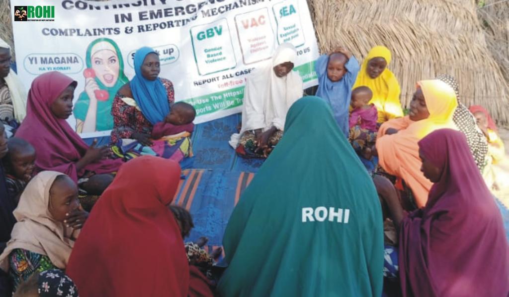 nigeria_rohi's tweet photo. On the @EduCannotWait project with @UNICEF_Nigeria, our team is raising awareness among the people of Kirkasama community at Nganzai in Borno state, on the negatives of early and forced marriage. https://t.co/cWa9VkxeIg