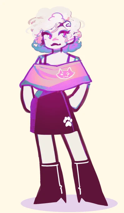 Welcome back to Vic forgets he can get mentally tired from drawing everyday so here is a Roxy I made 2 days ago. Now I rest. 
