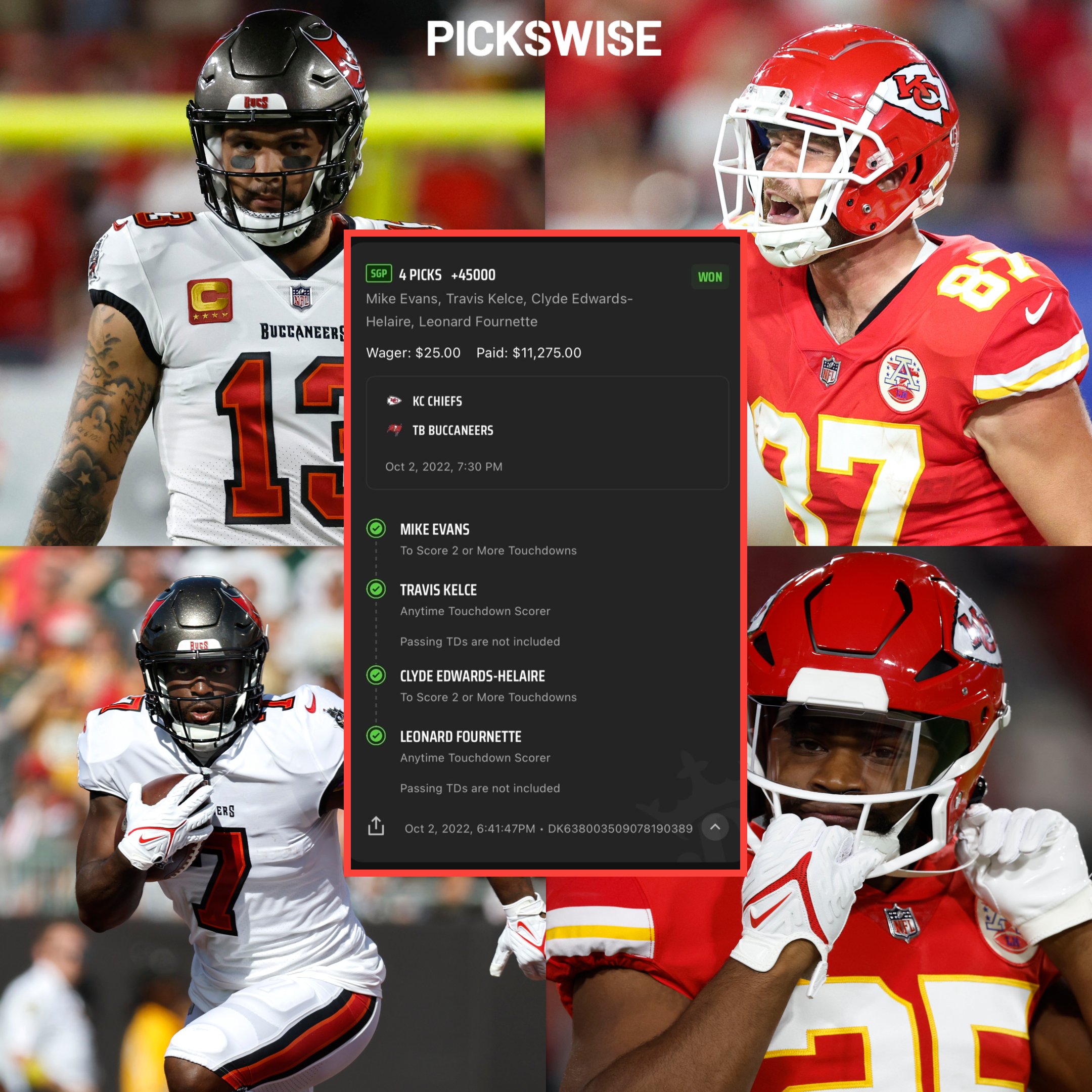 Pickswise on Twitter "25 ️ 11.2K 😳 PHENOMENAL fourleg same game