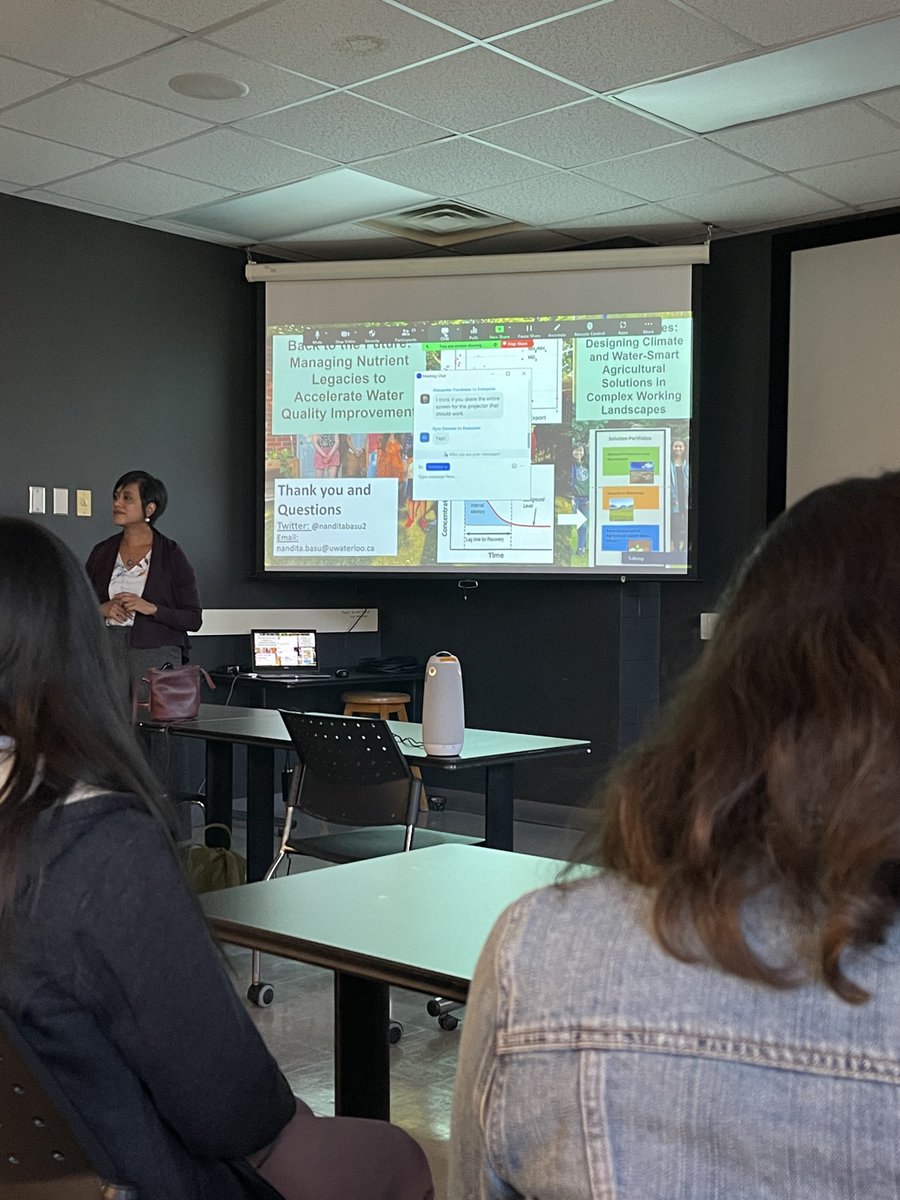 Great talk by <a href="/nanditabasu2/">Nandita Basu</a> about nutrients and legacies.
Feels great to attend in-person talk after years
<a href="/McMasterSEES/">McMaster SEES</a>