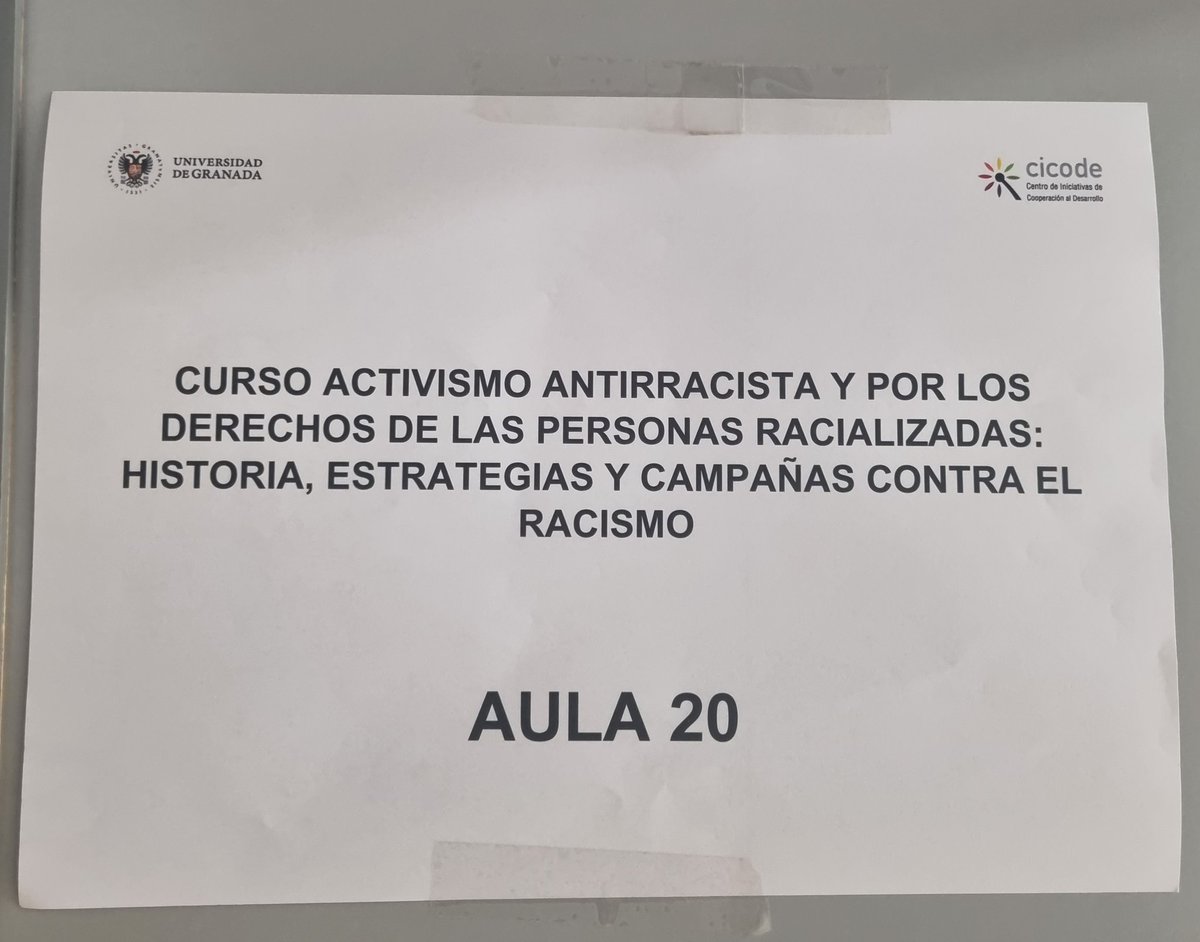 PastoriFiligran's tweet photo. El #antirracismo avanza cuando se encuentran estos cursos en la Universidad https://t.co/ZHIVMLSqtU