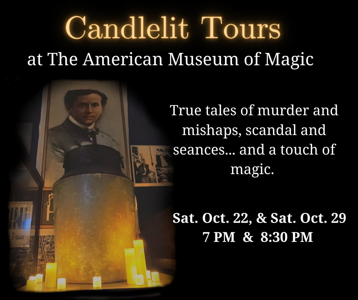 AmMuseumofMagic's tweet photo. These are our two favorite nights of the year! Before the event, you can even head over across the street to Grand River Brewery and get some spirits to accompany you (of the cocktail variety). 

Purchase tickets online here: 
https://t.co/JruzBFXzV7 https://t.co/XYstMaAjMt