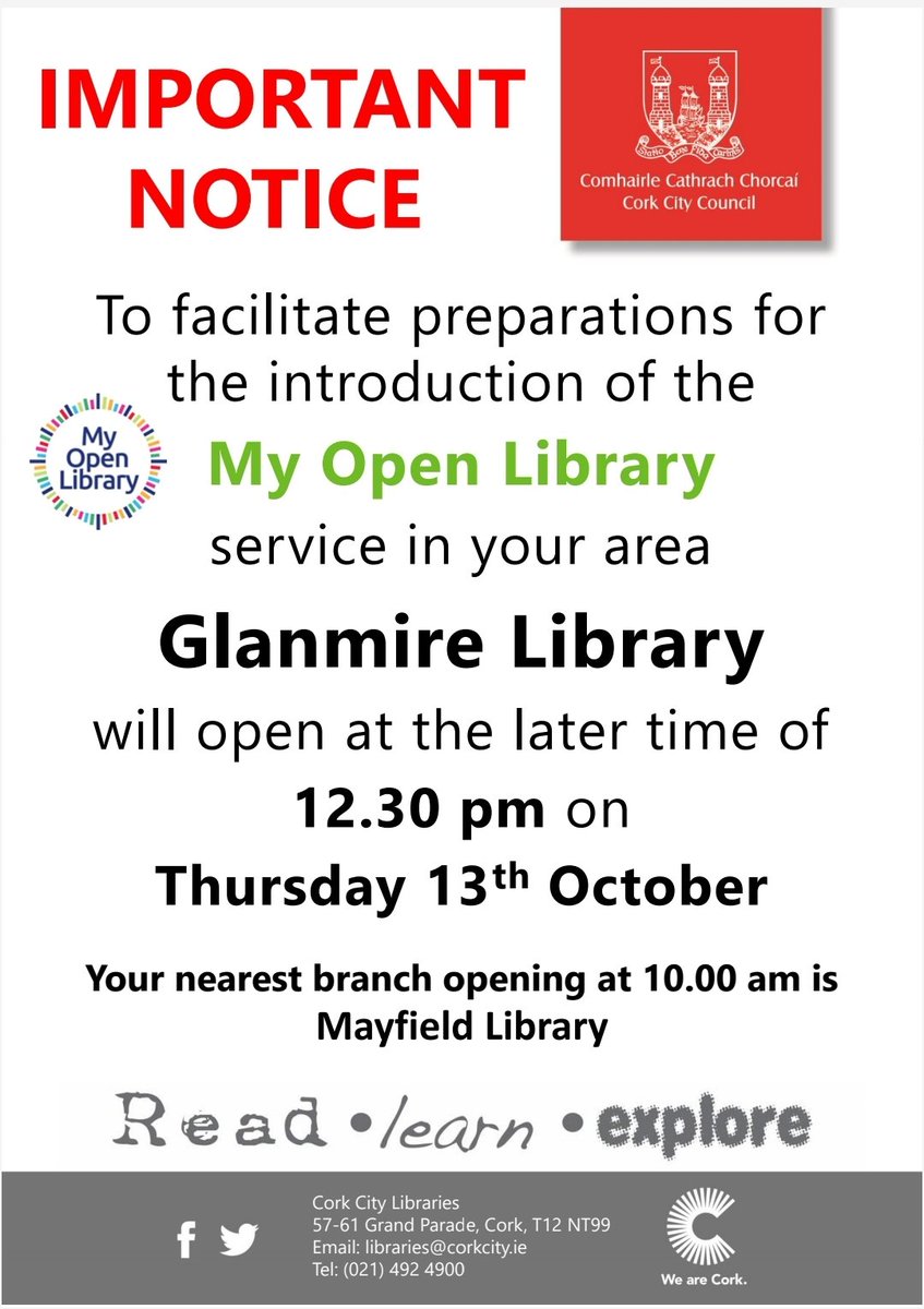 Glanmire noticeboard tweet media