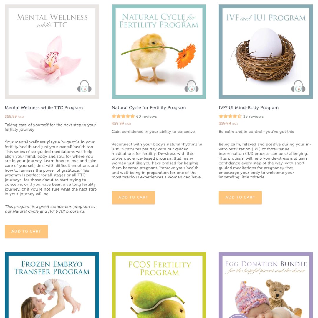 If you didn't know, @circle_and_bloom offers some amazing fertility meditations 🧘‍♀️👶

Best yet, they're offering CNY patients 40% off with code CNY40 until 10/14/22.

Check them out at circlebloom.com/shop