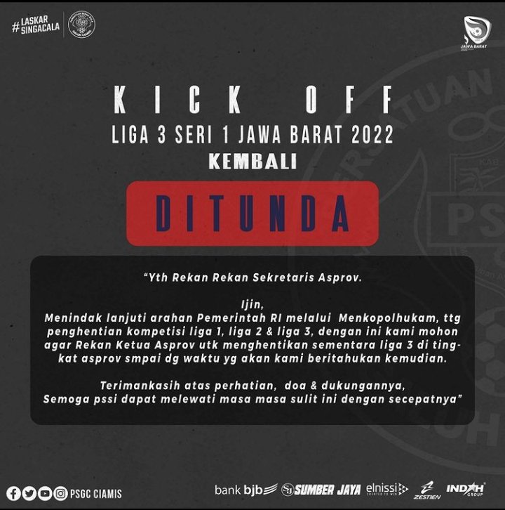 PSGC Ciamis tweet media