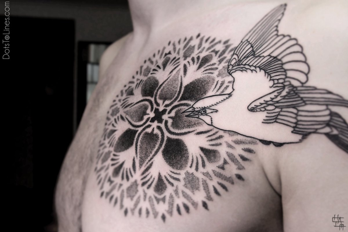 The_DotsToLines's tweet photo. Dots and Lines #swallows #dotstolines #tattoo #losangeles https://t.co/JVhKGec6kS