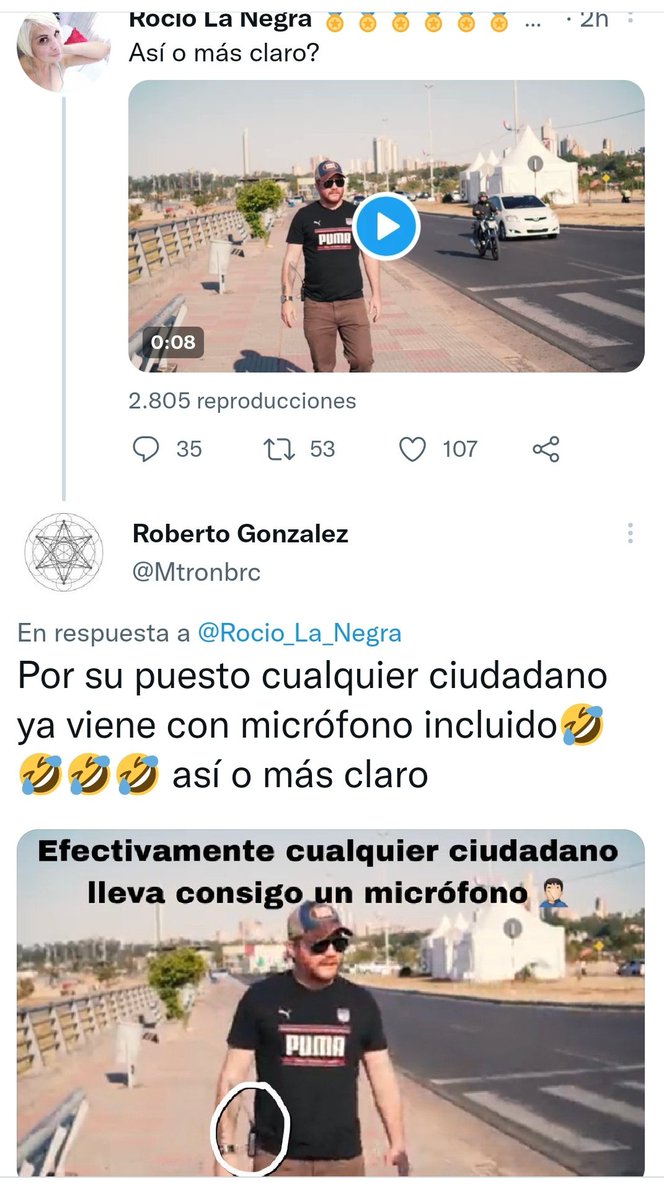 aisman6's tweet photo. No puedo creer, pero si puedo creer.

JJAJAJAJAJAJJAJAJAJAA 
No escondieron bien el micrófono. https://t.co/931uXePdHI