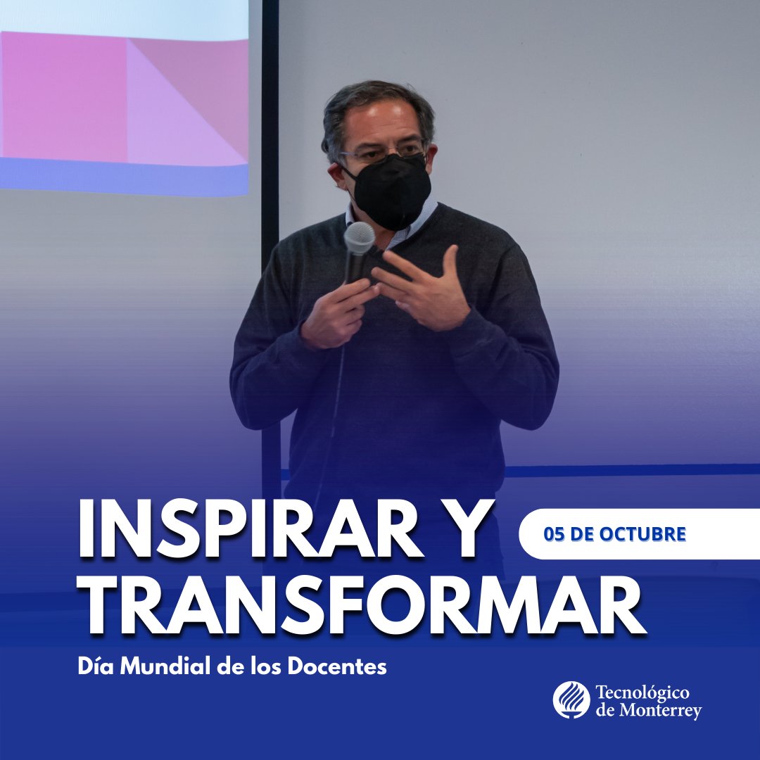 TECcampusPUE's tweet photo. Desde 1994, la UNESCO estableció el 5 de octubre como Día Mundial de los Docentes👩🏻🏫👨🏻🏫
¡Gracias a quienes nos inspiran y transforman!
#teccampuspue #soytec #profesoresinspiradores #profesortec https://t.co/VlppArpjUB