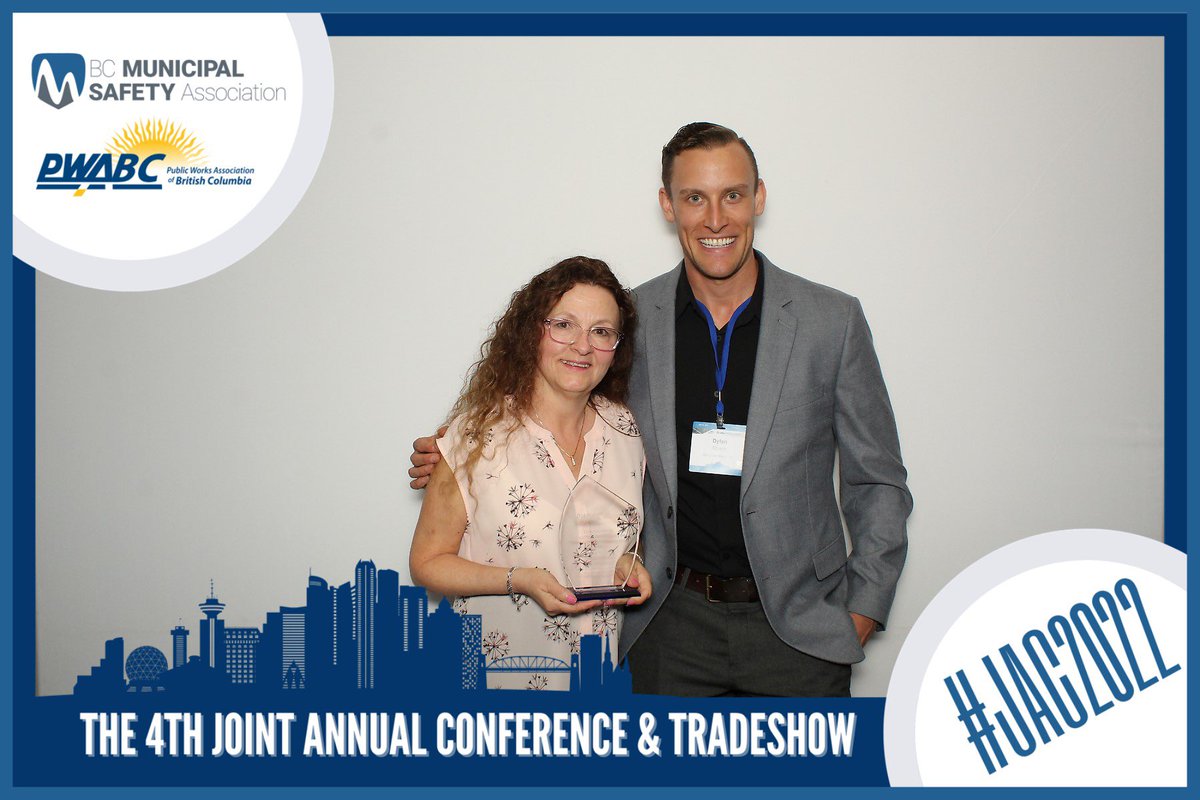 PWABCupdates's tweet photo. Congratulations to all our award winners!!! So great to see so many amazing public works employees being recognized for their contributions to their organization and community! 

#JAC2022 #BCMSA #returntowork #healthandsafety #publicworks  #occupationalsafety #PWABC https://t.co/6PixkcguH3