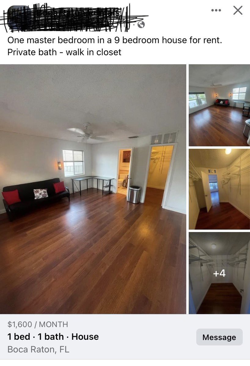 laurhealey's tweet photo. how is this real??? $1600 a month for a room? https://t.co/Niurqi3ANP