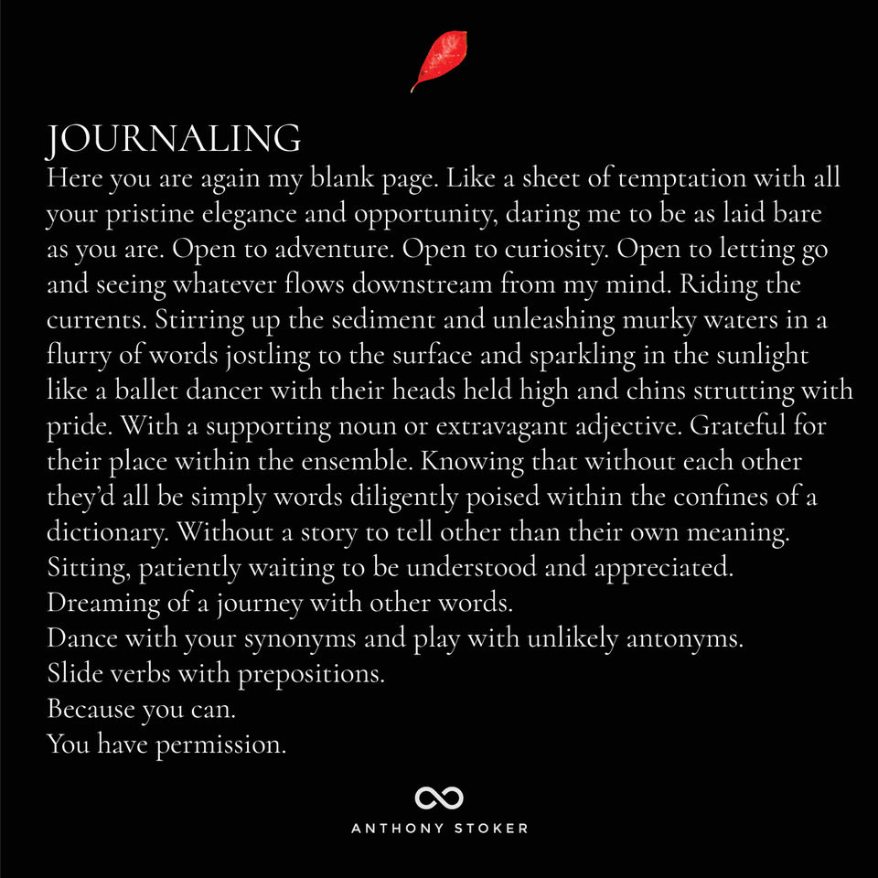 AnthonyStoker8's tweet photo. My morning journaling … with the ⁦@WritersSalon⁩ https://t.co/w62T7D4tQA