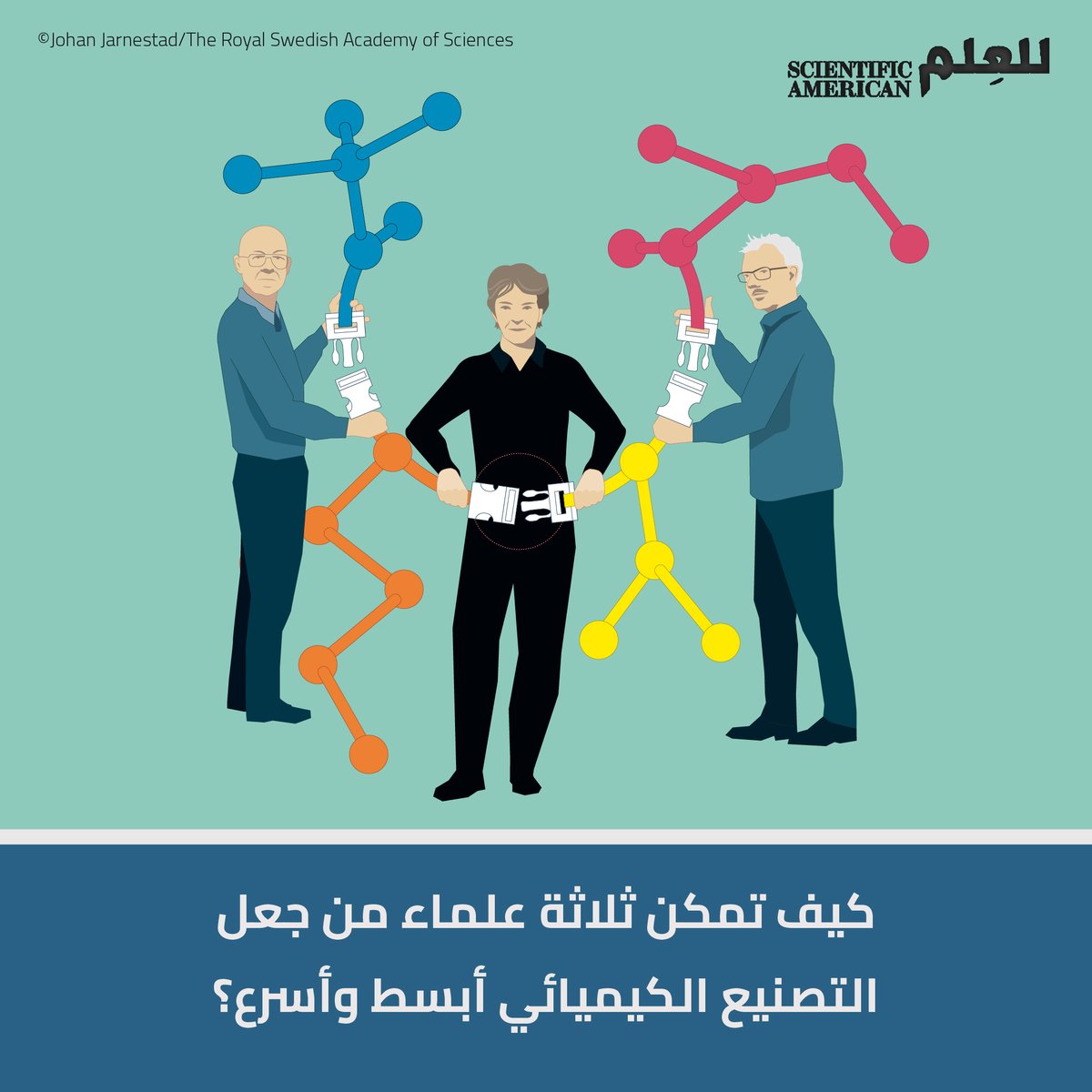 ForScienceAr's tweet photo. 🏅 عندما يكون العالم في مأزق، يحين دور الكيمياء لتنقذه! في هذا الثريد سنحاول تبسيط إنجازات العلماء الحاصلين على نوبل في لكيمياء لهذا العام، وكيف يمكن للتطبيقات الناتجة عن جهودهم أن تحدث تغييرًا ثوريًا في مجال التصنيع الكيميائي. 
✍️@A22Summer
..🧵
#للعلم #نوبل #كيمياء https://t.co/d2f7iXuqdQ