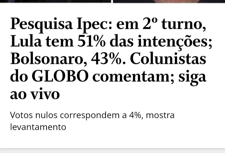 araujo119's tweet photo. Nova Pesquisa. #LULA Presidente. https://t.co/5GqRMnnte7