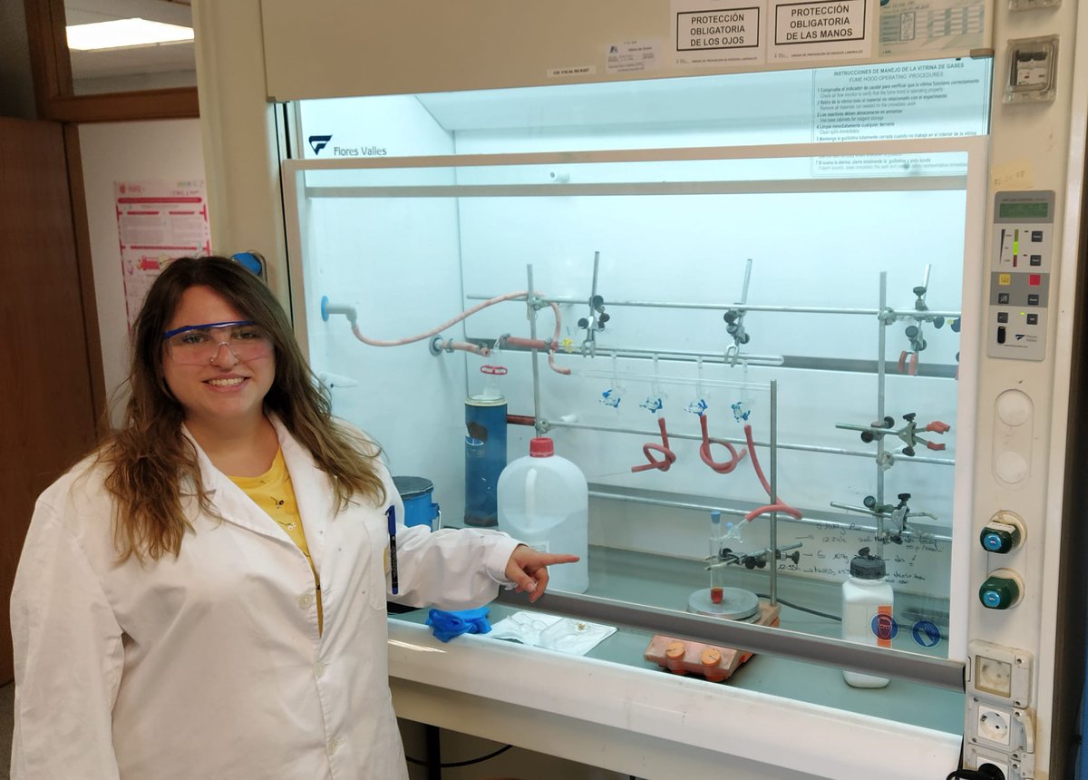 chiralcatgroup's tweet photo. 😍😍😍😍😍😍
We are very proud to welcome Zulima @zuli92 from @_usj_  to the laboratory for the next few months.  
BIENVENIDA!! 🎉🎉🎉
@ISQCH_Divulga @unizar @MPilardelrio https://t.co/IVsvSisivL