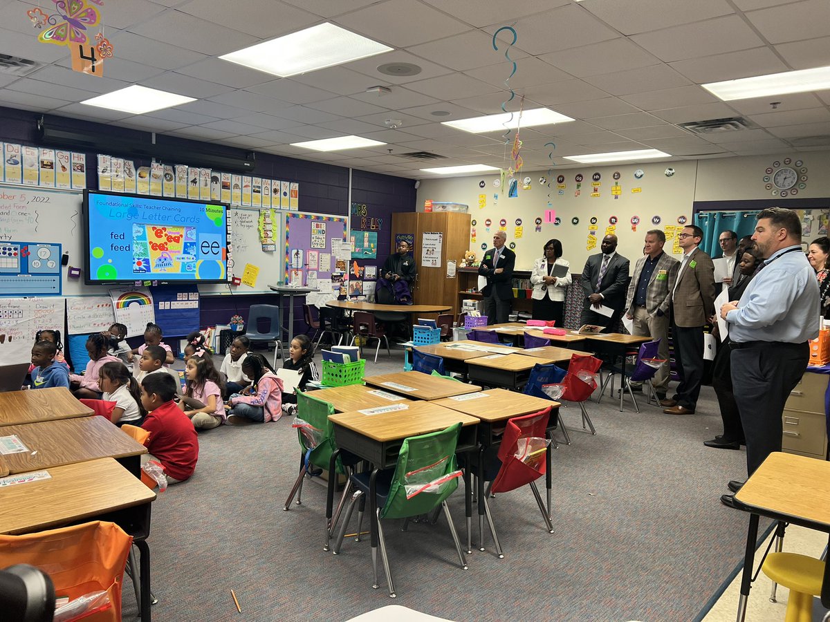 EvermanISD's tweet photo. TEA Commissioner @MikeMorath toured @TownleyEle_EISD this afternoon to experience the great learning going on at the school!  #evermanstrong #movingbeyondlimits https://t.co/lBK0kFfAx1