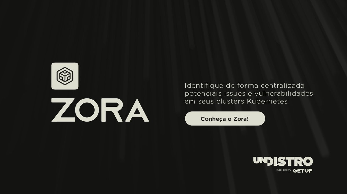 GetupCloud's tweet photo. CONHEÇA O ZORA! A UnDistro acaba de lançar o Zora, sua nova solução para gerenciar ambientes Kubernetes.
Para saber mais, acesse: https://t.co/3csN7hkbLV @juniorjbn @undistro 
#Undistro #Kubernetes #Getup #DevSecOps #Zora https://t.co/Svo4vySSDm