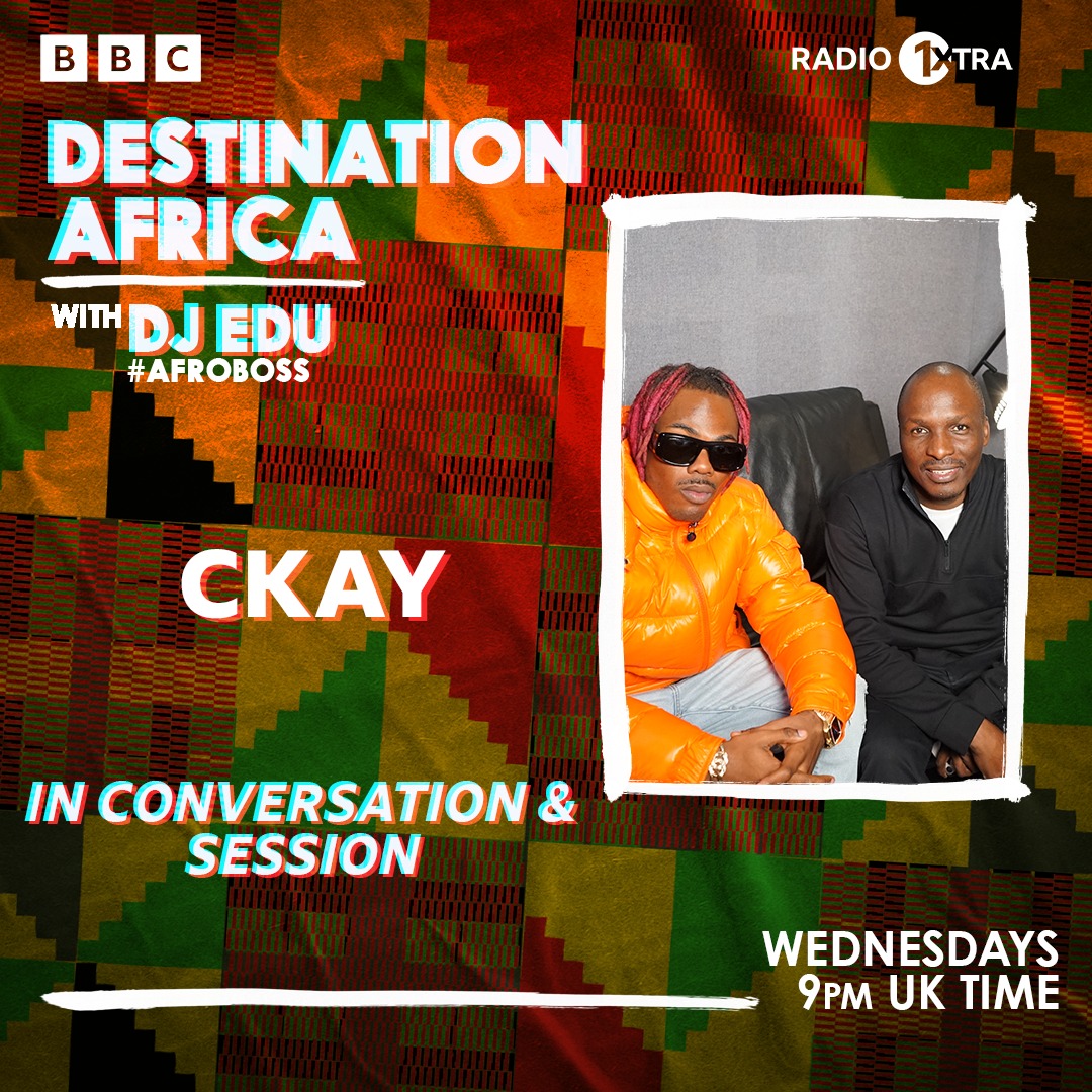 1Xtra's tweet photo. 🇳🇬🔥 On #DestinationAfrica the #AfroBoss @DJEdu will be having a live session with @ckay_yo 🇳🇬 💥 PLUS @selectajeff 🇺🇬 will spin a special #DNAMix for #UgandaIndependence #UGAt60! 🇺🇬🔥🇳🇬
📻 https://t.co/VwHkUFtnoz https://t.co/ymnAJQ1Mch