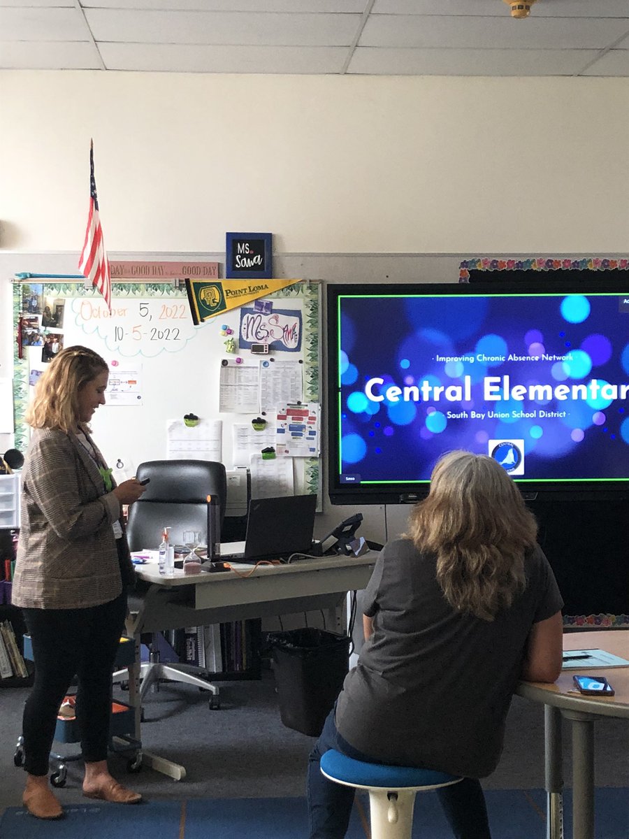 centralSBUSD's tweet photo. #ICAN Team sharing our attendance aim statements and goals. TY Miss Machelle for leading ! #ICAN , #WECAN , #CentralCAN @Supt_SBUSD @SBUSD_EdLeader @SanDiegoCOE @SBUSD_NEWS https://t.co/tOFZP4xTnw