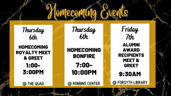 Upcoming events !