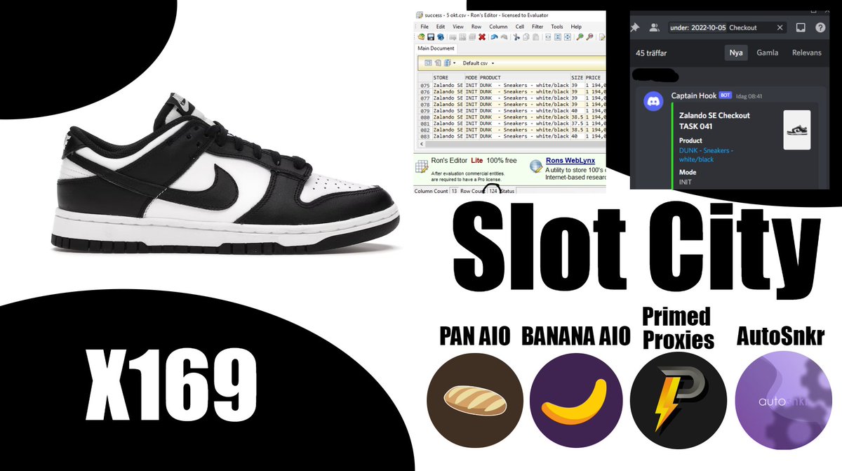 169x Panda Dunk 

Great cook this morning with the food bot duo!

Join our discord now for the best slots available!: discord.gg/vJgEkCYA6H

🤖: @Panaiobot <a href="/BananaFramework/">BananaAIO</a>
⚡️:  <a href="/PrimedProx/">Primed Proxies</a> 

👨‍🍳: <a href="/AutoSnkr/">AutoSnkr</a>