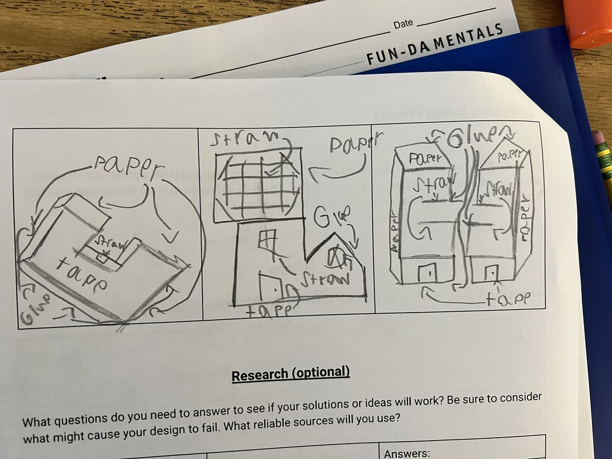 ITSMalibuSurfer's tweet photo. 4th graders worked together to make HURRICANE HOUSES using the Experimental Design Process.#VBITS @MalibuESVB #VBContent  @CJScarcelli https://t.co/7Up37jjg9R