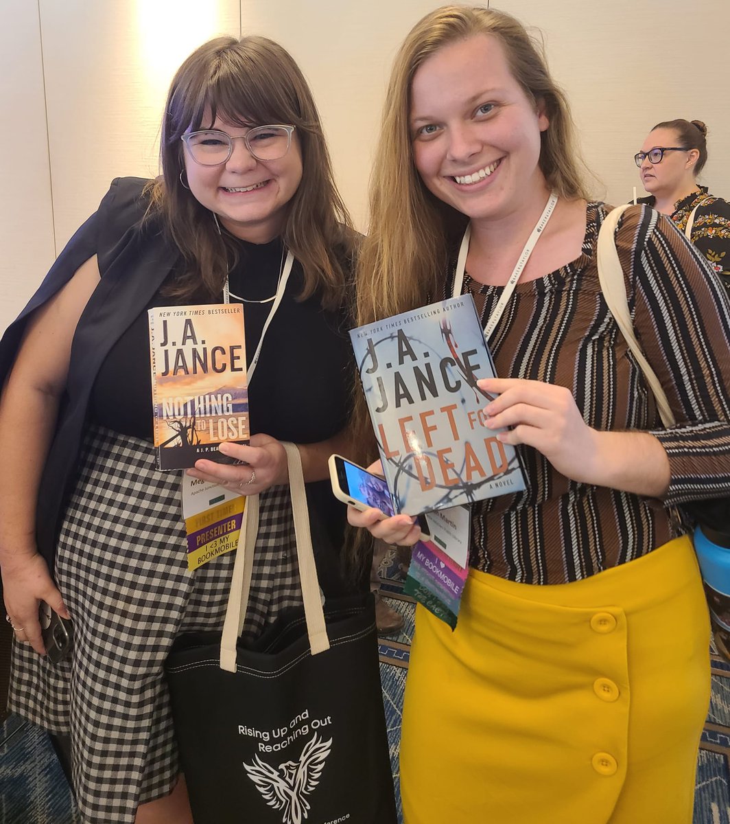 ABOS_Outreach's tweet photo. We absolutely loved listening and meeting author J.A. Jance today. What an amazing experience for our attendees! A special thanks to @ThorndikePress for this fantastic experience! 

#RisingUpAndReachingOut #ABOSAZ22 https://t.co/AmMew1qEVA
