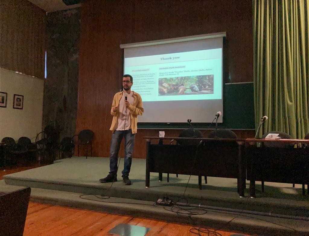 Presented our work on army ant foraging by Dindefelo chimpanzees at the #8IPC2022