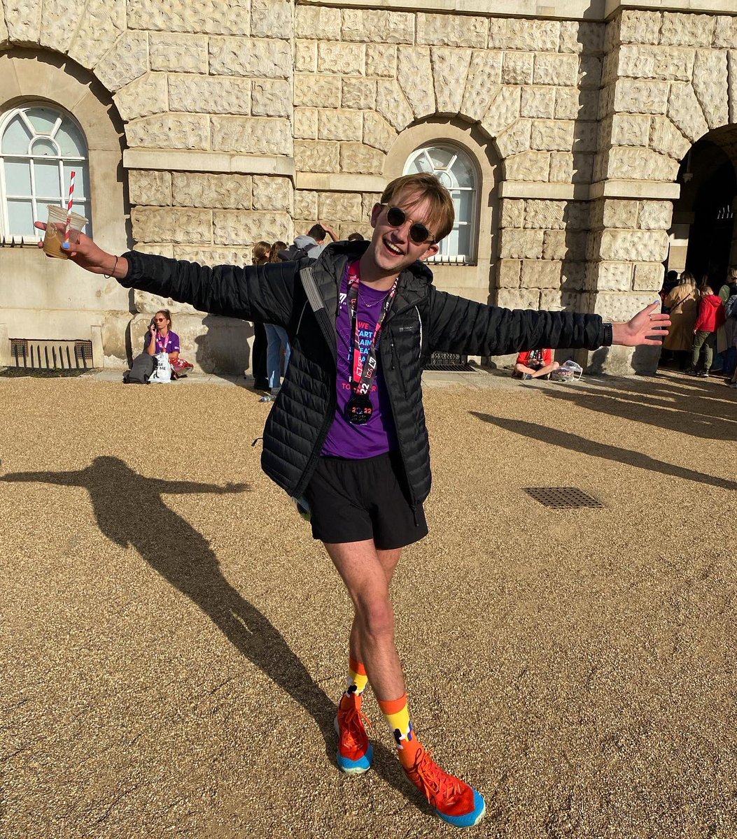 garethlewis's tweet photo. I finished! The most fun and awful experience all in one. 

You can still donate to the Terrence Higgins Trust at the link below - thanks to everyone who has donated so far Xx https://t.co/nX7BFt1HJd