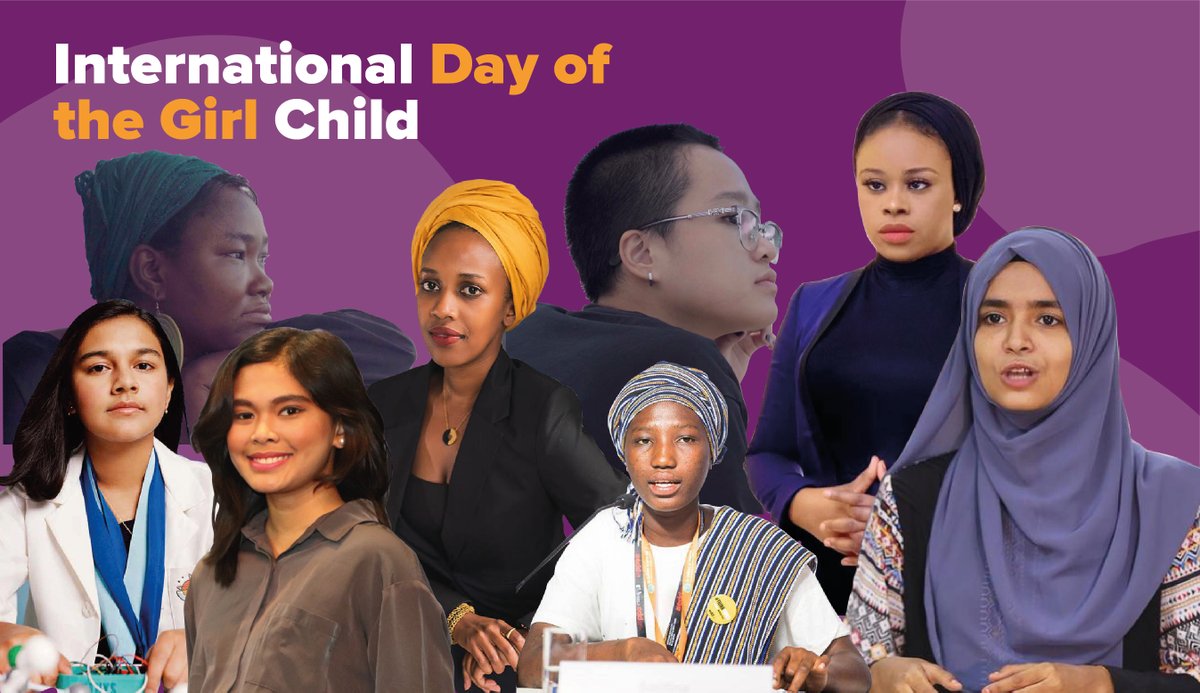 On #InternationalDayOfTheGirl, we are placing girls and young women front and centre – to amplify their voices and solutions to the international community! For and with girls! 📢bit.ly/Day_Of_a_Girl #InternationalDayOfTheGirl