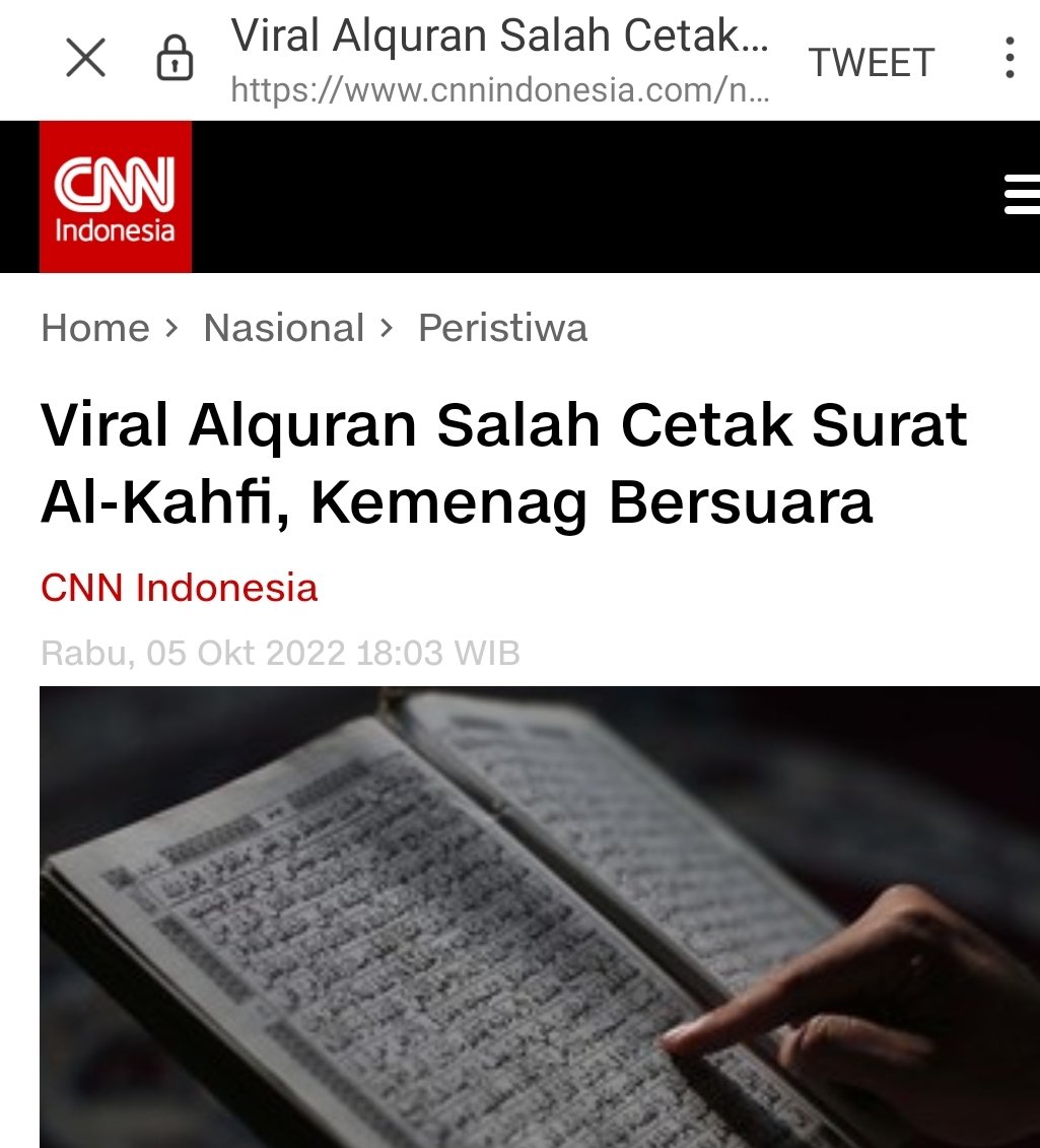 hipohan's tweet photo. Seharusnya "innaa lajaa'iluuna (sesungguhnya kami menjadikannya)" berubah menjadi "innaa lajahiluuna (sesungguhnya kami bodoh)". 🤔 https://t.co/hjxYWSIGQU