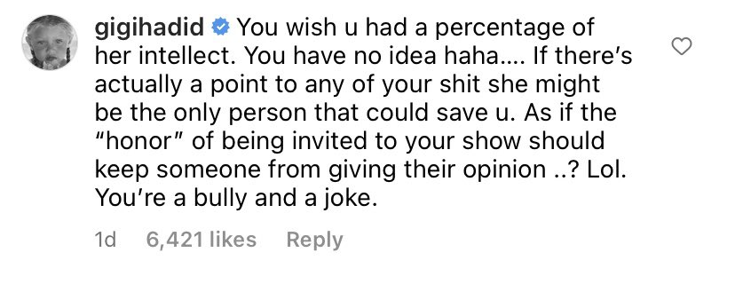 Reportero Rosa on Twitter: "Ayer [4/10], Gigi Hadid tuvo un