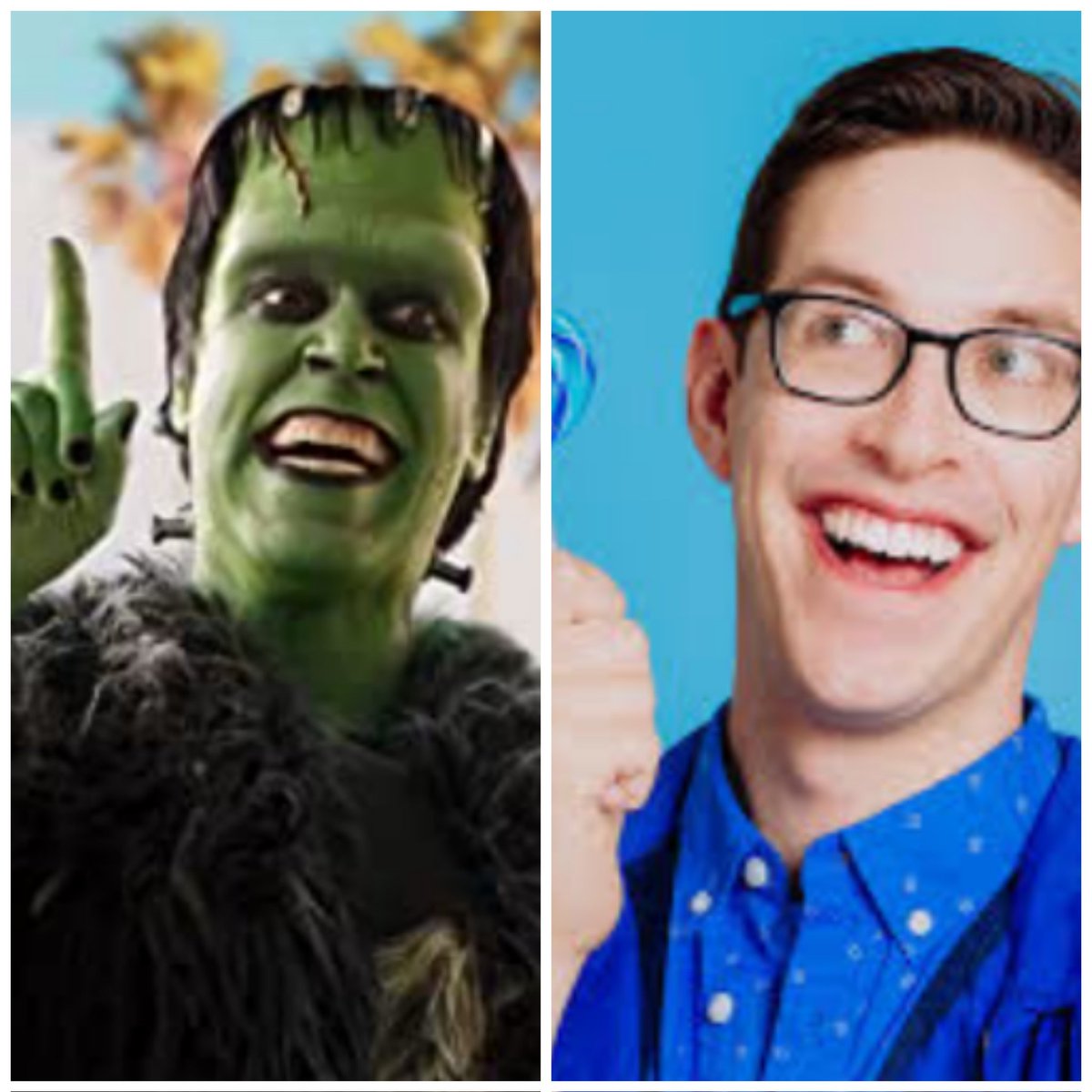 1ne_6ix's tweet photo. In light of all the @tryguys controversy while watching @TheMunsters on @netflix  I realized Herman Munster gives off strong @KeithHabs vibes. Agree? 
#themunsters #tryguys #netflix https://t.co/ZRvBsFD5cW