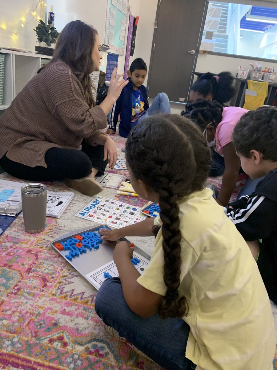 ShueFirstGrade's tweet photo. Small groups are GROWING at HES! @HESPanthers https://t.co/ghV7wxK60l