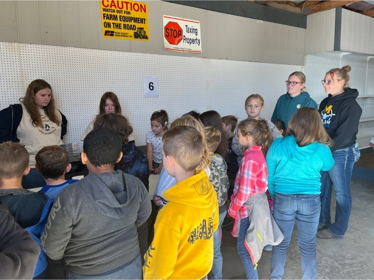 Ripley Co. Ag Day was a great success and Milan was well represented. Third graders learned lots about agriculture from our FFA chapter. #weRmilan